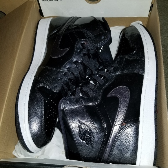 jordan black patent